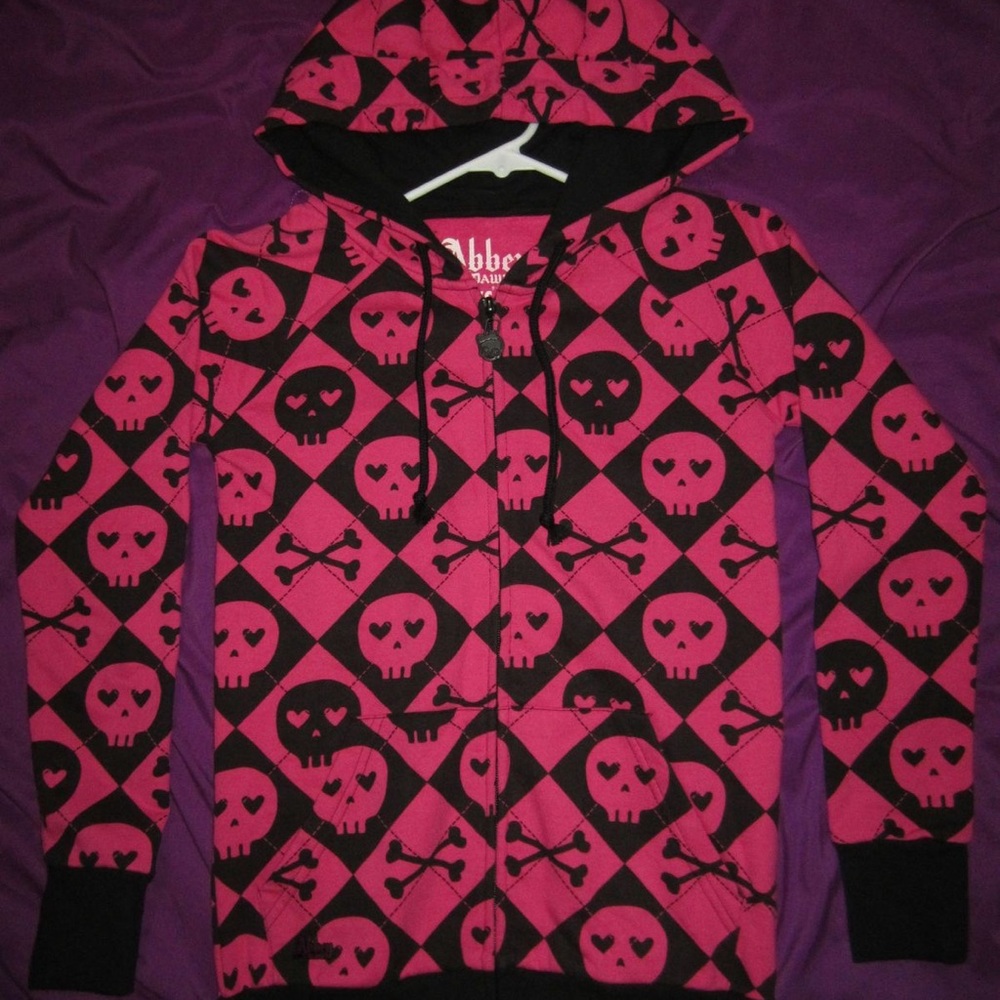 ISOO ABBEY DAWN PINK SKULLS PLS ILL PAY